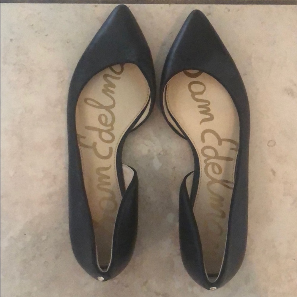 Sam Edelman Black pointy toe flats